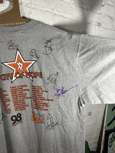 Vintage Country Music Celebrity Charity TShirt Autograph Mcgraw Paisley Shelton - Picture 6 of 7