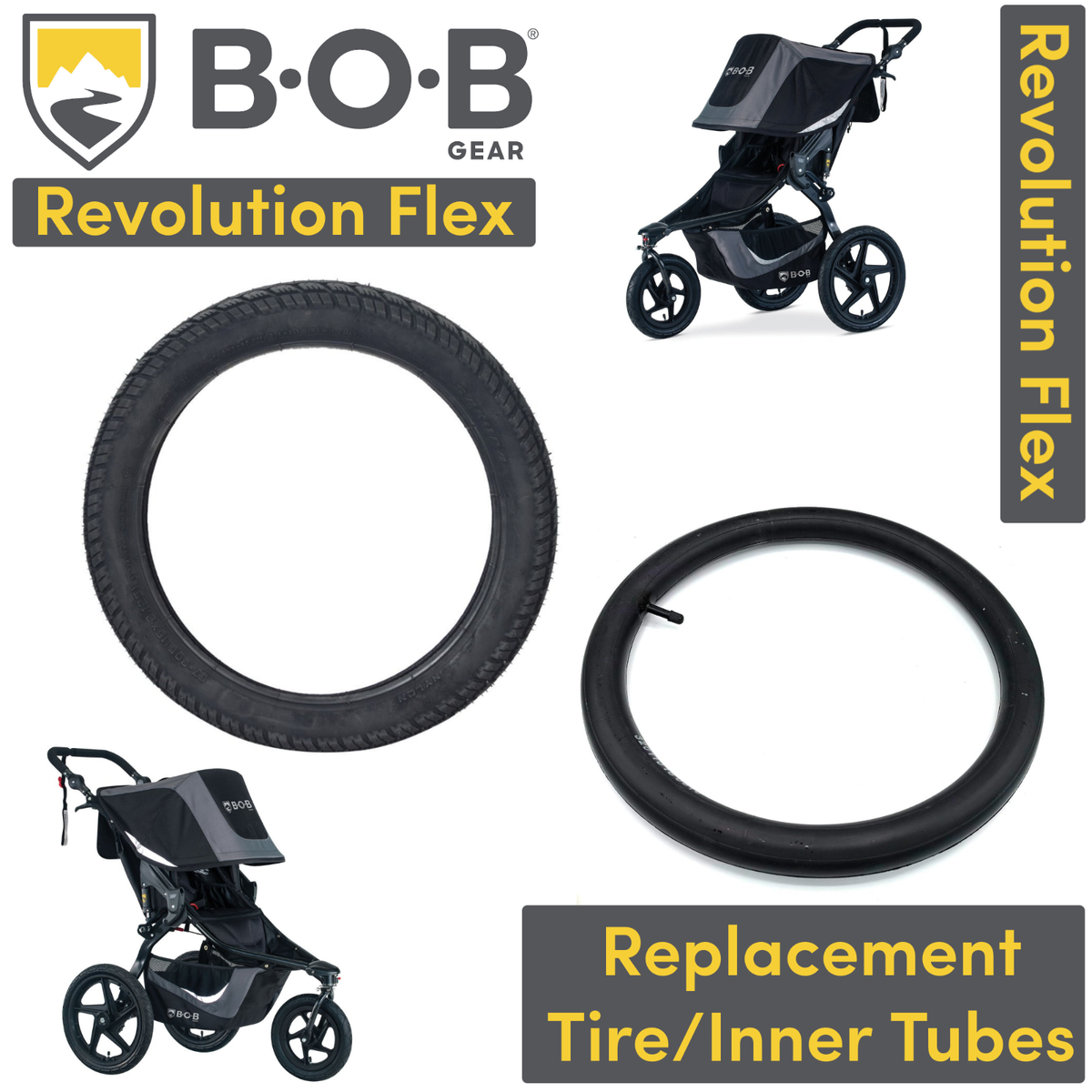 Flat Tire Bob Stroller Tire Tube Replacement Bob Stroller Tire