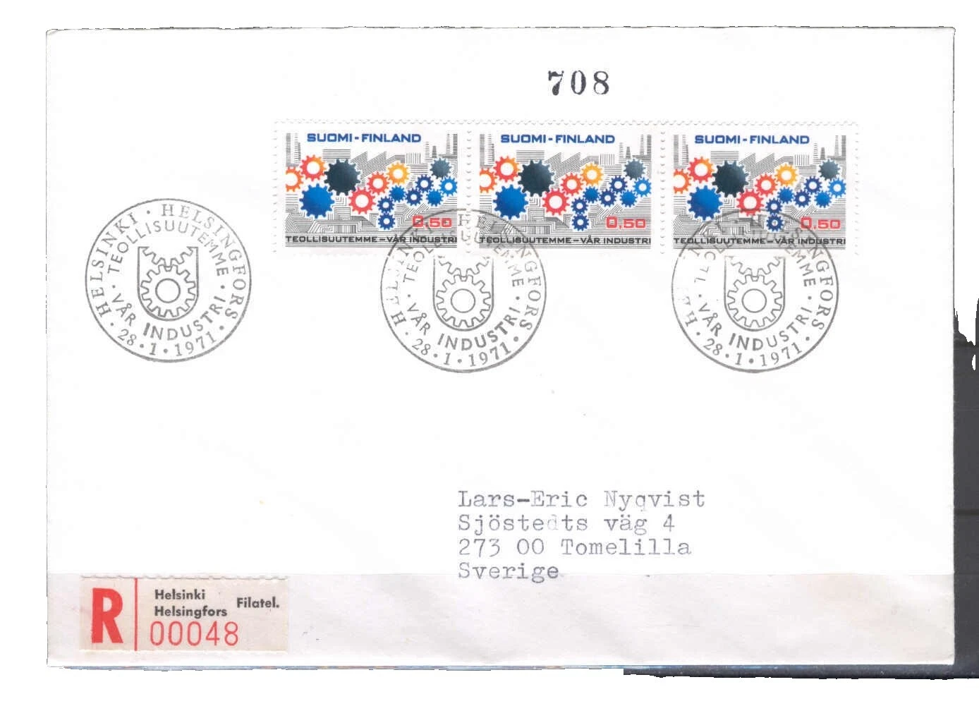 商业、工业、职业 cover 芬兰邮票