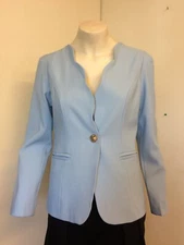 Pale Blue Jacket by Yimeixiangxiu Lined Single Button - Size Small (6-8) - NEW!