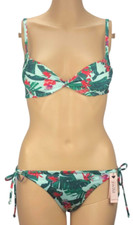 VICTORIA'S SECRET SWIM SUIT SET PUSH UP BIKINI TOP 32C  BIKINI BOTTOM SMALL NWT