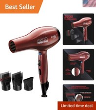 Professional Turbo AC Hair Dryer with Detangling Pik - Salon Quality At Home