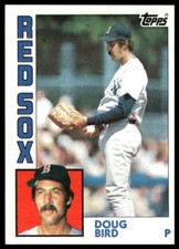 1984 Topps #82 Doug Bird Boston Red Sox Baseball