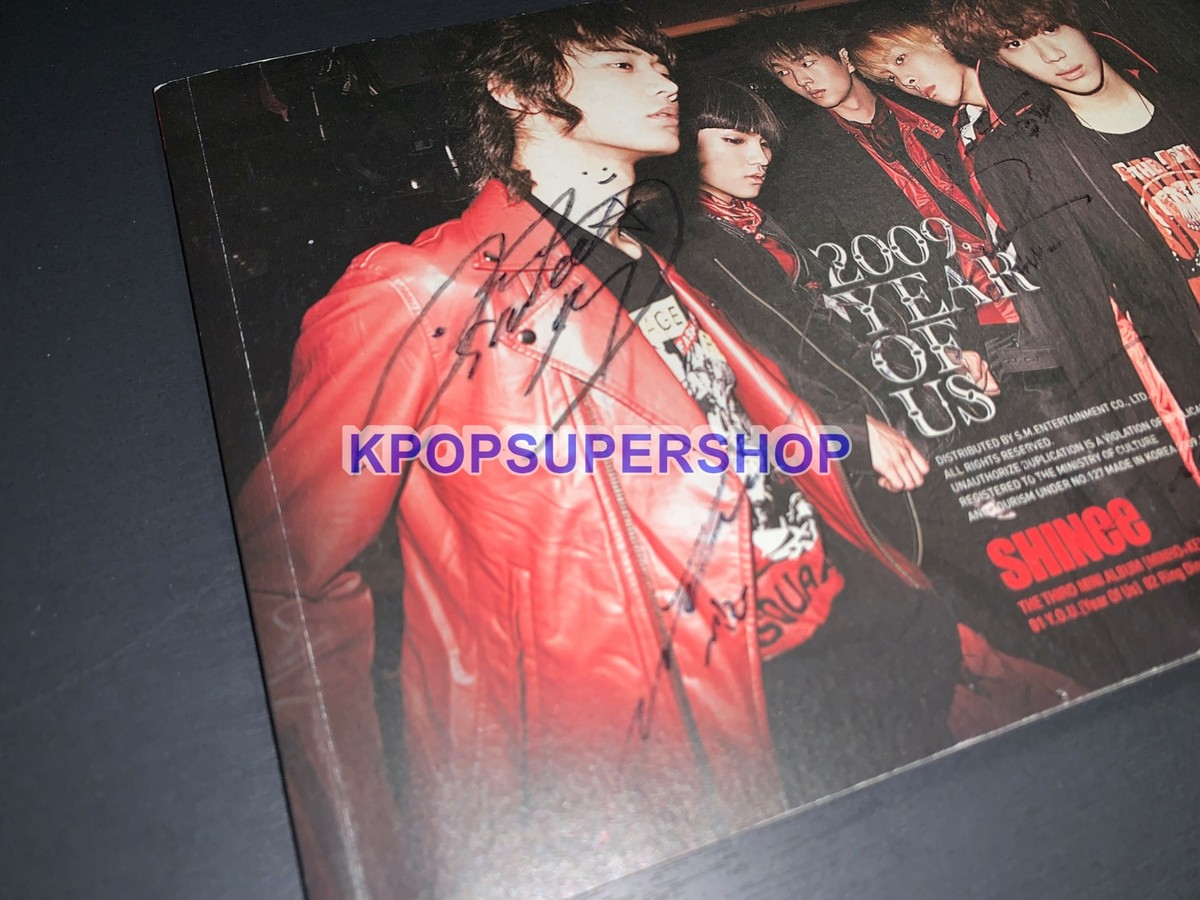 Shinee 3rd Mini Album 2009 Year of Us Autographed Signed CD Good