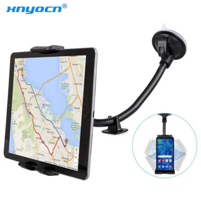 Car Tablet Holder Long Arm Suction Cup Mount for iPad Pro Air 4-13'' Xiaomi Tabl