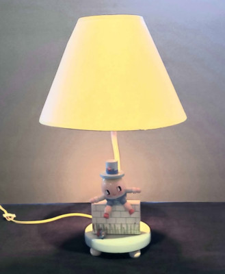 Vintage Late 1960's Nursery Humpty Dumpty Lamp / Nite Lite