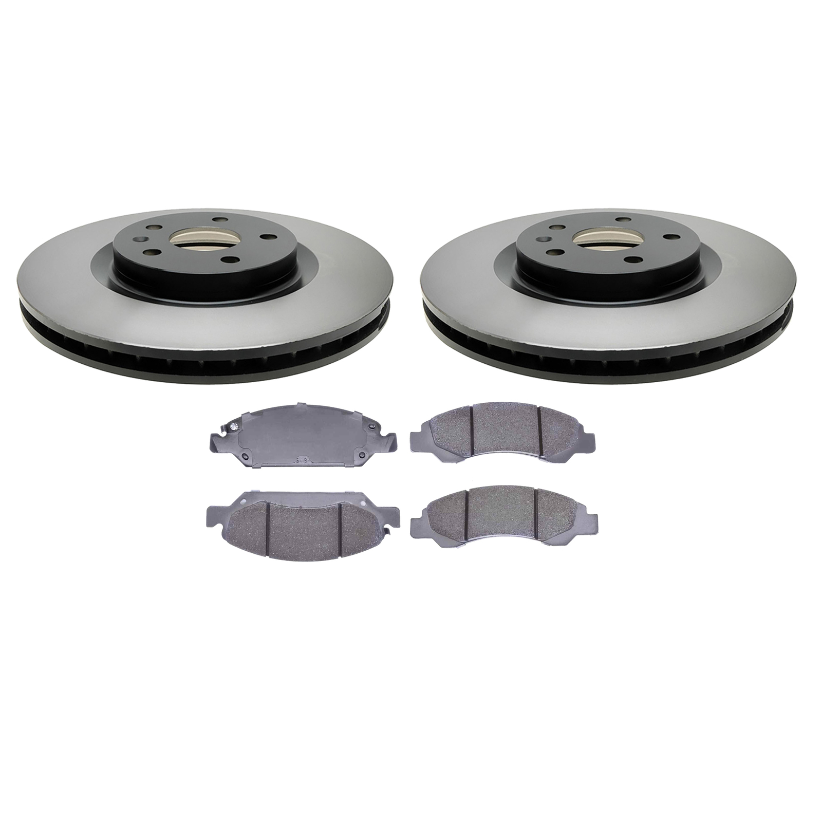 ACDelco Silver Front Brake Kit 345mm Disc Rotors Pads For XTX Heavy
