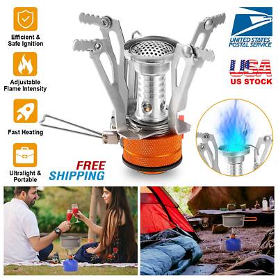Portable Camping Stoves Backpacking Stove Wind-Resistant
