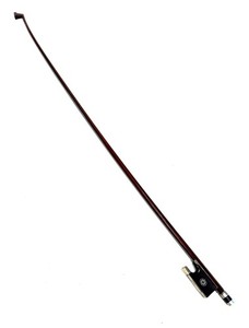 Vintage Marked Germany Old 4/4 Pernambuco Wood Violin Bow W/ Silver *10
