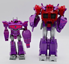 Transformers SHOCKWAVE lot 9.5" Cyberverse Battle for Cybertron 7" Ultra Figure
