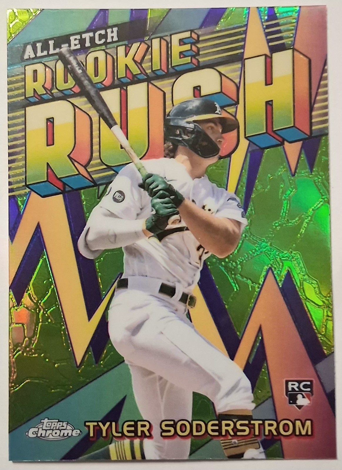 💥2024 Topps Chrome All-Etch Rookie Rush Tyler Soderstrom #CERR-20