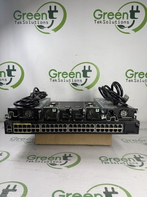 Brocade Ruckus ICX7450-48P 48-Port PoE+ Gigabit Switch 2x40G Dual PSU