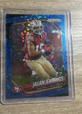 2025 Panini Prizm - Jauan Jennings #258 No Huddle Blue Prizm /125