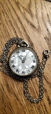 Vintage 1950/60s TRAFALGAR, Ladies 24" Watch Necklace picture of lovers on back