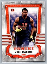 Josh Malone #197 Rookie, Cincinnati Bengals, 2017 Panini