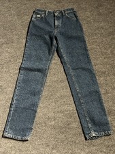 Vintage Lee Storm Riders Blue Jeans 28x32 NWT Deadstock USA Union Made