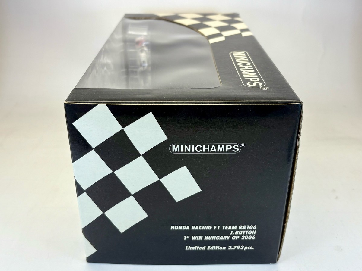 ミニチャンプス HondaRacing F1TEAM2006 J.Button 1:18 Minichamps Honda Racing F1 Team RA106 Jenson Button 1st Win
