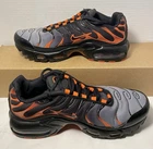 Nike Air Max Plus TN SE Black Orange Gray Sneakers DJ4619-001 Size 6.5Y