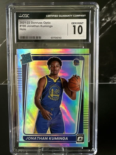 2021-22 Panini Donruss Optic - Rated Rookie #190 Jonathan Kuminga (RC) CGC 10