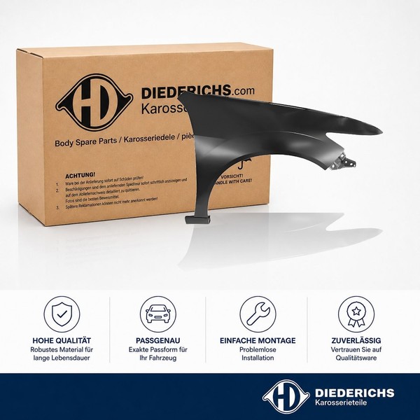 KotflÜGel Vorne Rechts Diederichs 5219106 FÜR Honda Fender SeitenflÜGel-image