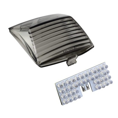 Eagle Lights LED Front Fender Tip Light w/ Smoked Lens for Harley Motorcycles