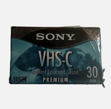 Sony VHS-C 30 Minute Premium Grade Brilliant Color Camcorder Video Cassette NEW