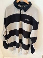 mens Guinness embroidered striped fleece rugby shirt, XXL