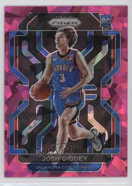2021-22 Panini Prizm Pink Ice Prizm Josh Giddey #301 0h1y