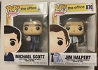 Funko Pop! Television The Office 869 Michael Scott And 870 Jim Halpert