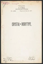 Photo:B. T. Irish for Crystal-Ivorytype. brand Photographic