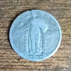 Standing Liberty Quarter 25C Coin - Circulated, Ungraded, Uncertified 90% silver