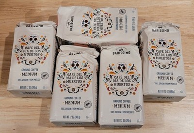Cafe DEL Dia DE Los Muertos Ground Coffe MEDIUM.  5 BAGS