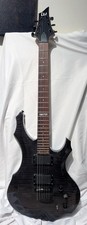 Black ESP LTD F-100FM Electric Guitar
