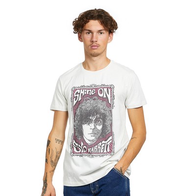 Syd Barrett - Swirly Portrait T-Shirt White