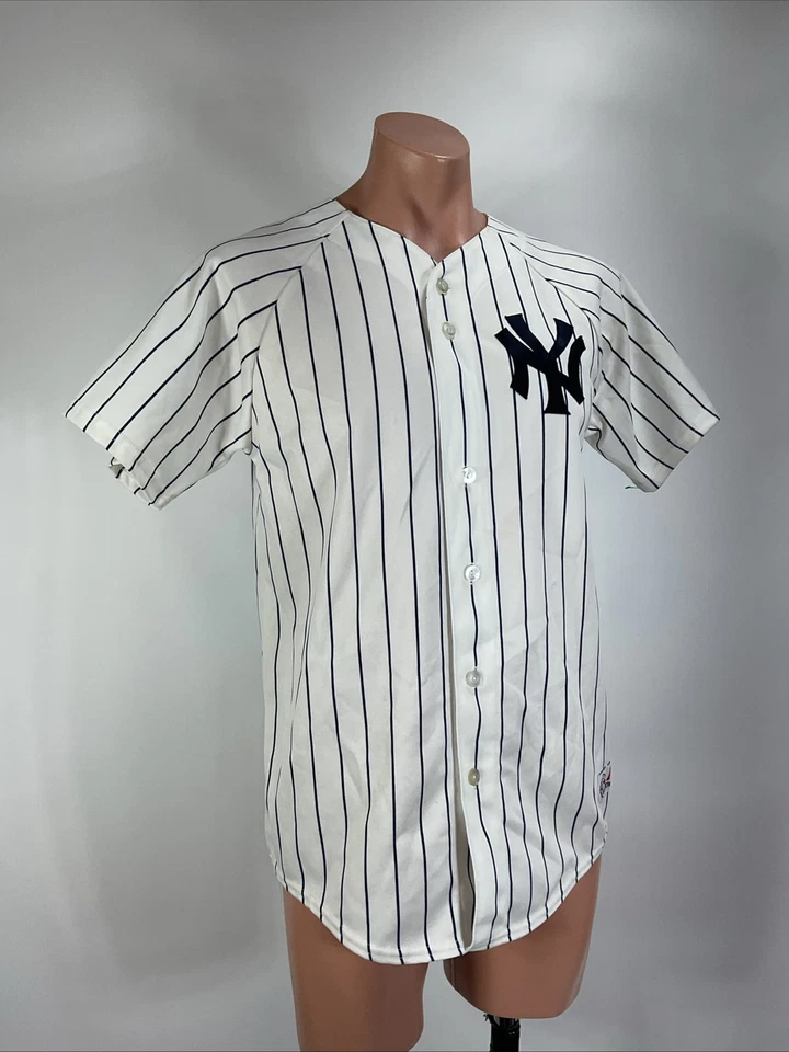 Camiseta para mujer vintage Y2K Majestic Derek Jeter New York Yankees #2 XL cosida Foto 4 de 4