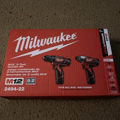 Milwaukee 2494-22 M12 2-tool Combo Kit