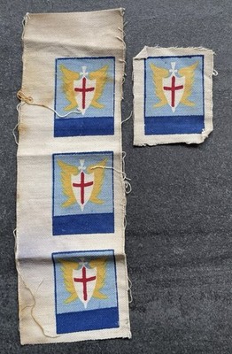 Original ALFSEA / FARELF gedruckte Formationsschilder X4