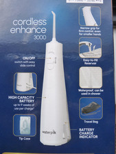 Waterpik Cordless Pearl Rechargeable Portable Water Flosser Teeth Gums No Piks