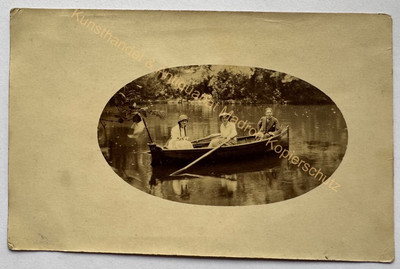 orig. Foto AK Schiff Boot um 1910 
