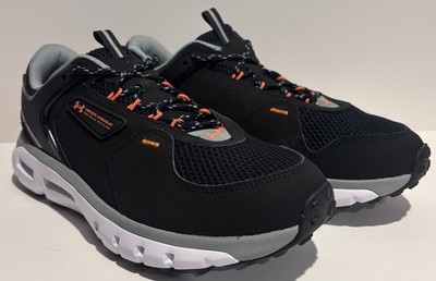 Under Armour UA Summit Trek Black Team Orange Sneakers 3028345-004 Men s Sz 10.5