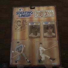 1989 Starting Lineup Baseball Greats Mickey Mantle Joe DiMaggio