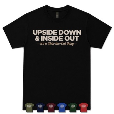 UPSIDE DOWN & INSIDE OUT SKIN-THE-CAT ATHLET T-SHIRT Skin the cat|Gymnastik