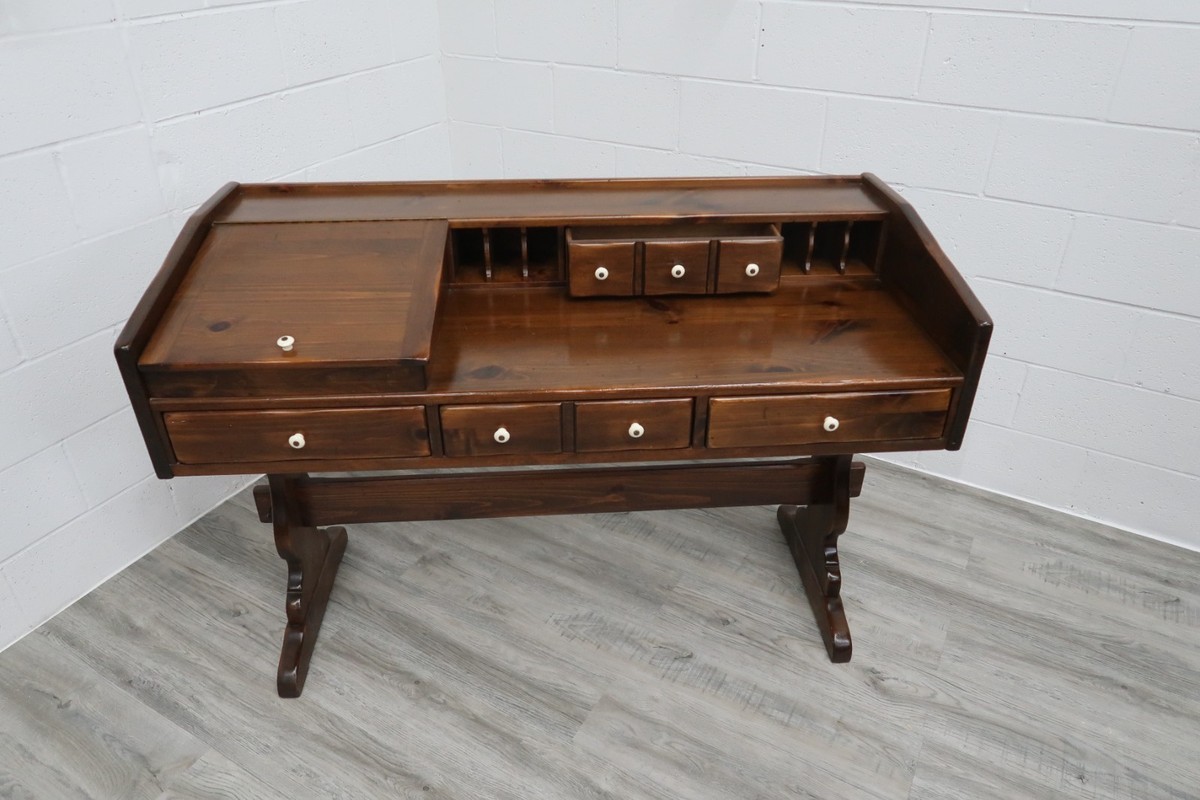ペニーワイズ　チャイルドデスク Ethan Allen Old Tavern Antiqued Pine Trestle Desk # 12-9506 | eBay