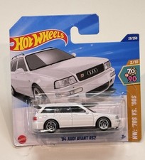 Hot Wheels 70's VS 80's  1:64 White 94 Audi Avant RS2 Model Diecast Car Gift