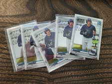 2020 RUBEN CARDENAS BOWMAN CHROME 1ST ROOKIE RC TAMPA BAY RAYS LOT OF 7