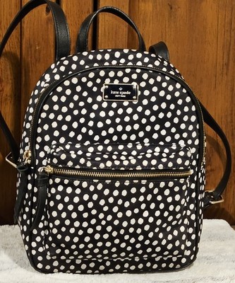 kate spade mini backpack polka dot Disney X Kate Spade New York Minnie Dome Leather, Black multi Fashion Minnie Mouse Kate Spade Mini