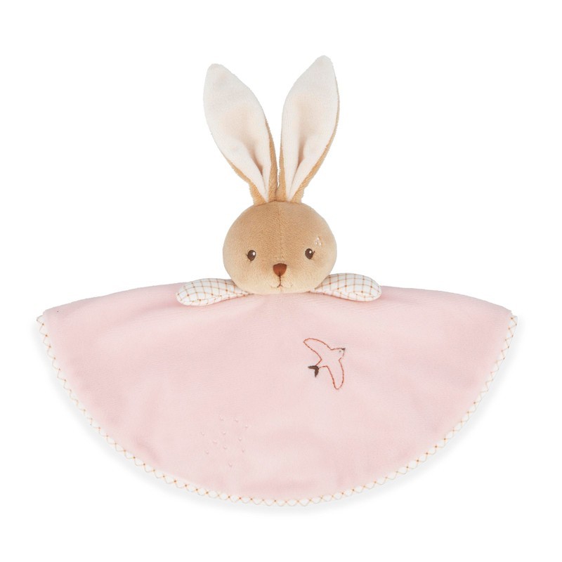 Kaloo Intemporel Doudou Round Rabbit Pink 86% Recycled Polyester Reusable Gift