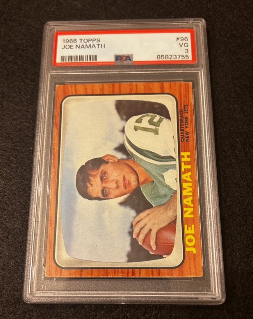 1966 Topps Joe Namath #96 PSA 3