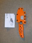 Camillus Comb Fixed Blade Knife Orange with Sheath & Sharpener 19491-300 NIB!!! — photo 5