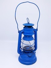 Sturmlampe BAT No. 160 Alt Sammler Blau Camping Vintage #23010